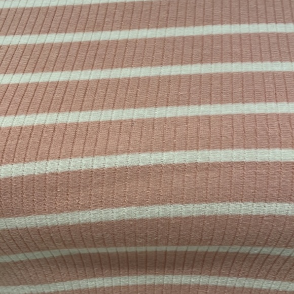 Pink and white stripe crop top S - Picture 4 of 7